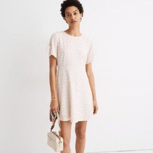Madewell Tie Sleeve Retro Floral Dress
